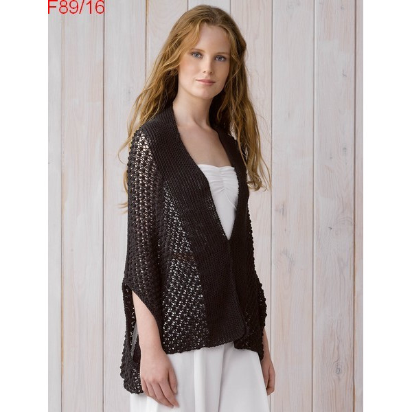 Modèle Poncho Femme Laine Katia coton Missouri