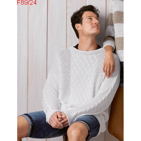 Modèle Pull Homme Laine Katia coton Cotton 100%