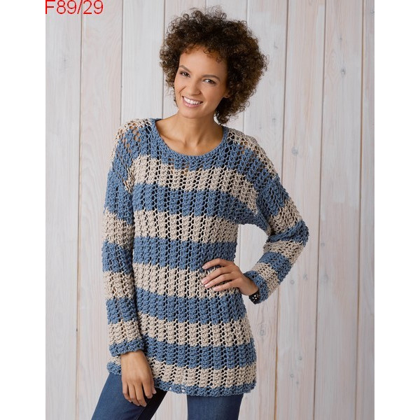 Modèle Pull Femme Laine Katia coton Big Alabama