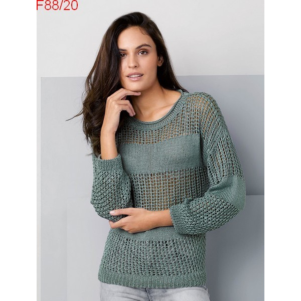 Modèle Pull Femme Laine Katia coton Brisa