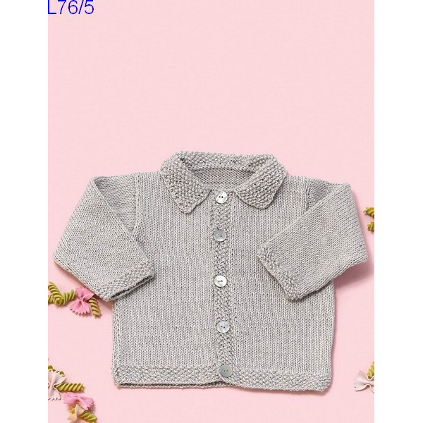 Modèle Cardigan bébé Laine Katia coton Cotton Cashmere