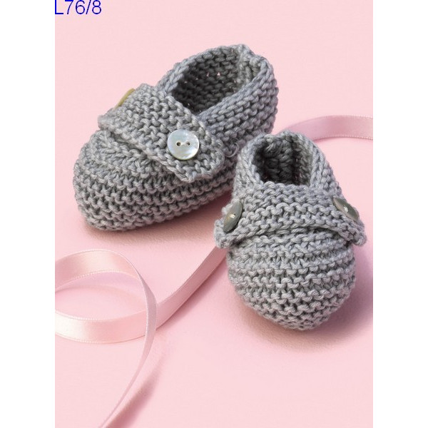 Modèle Chaussons bébé Laine Katia coton Cotton Cashmere