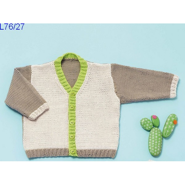 Modèle Gilet bébé Laine Katia coton Cotton 100%