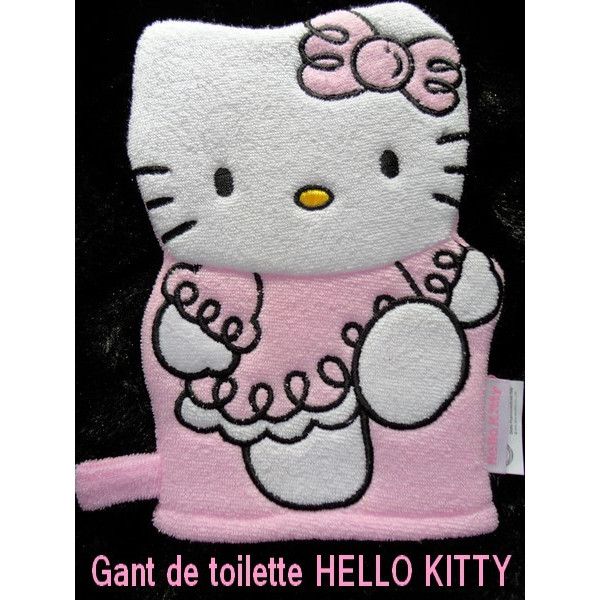 Gant de toilette Hello Kitty