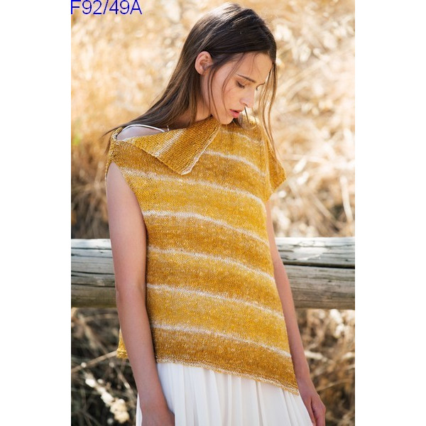 Modèle Poncho Femme Laine Katia coton Oceania