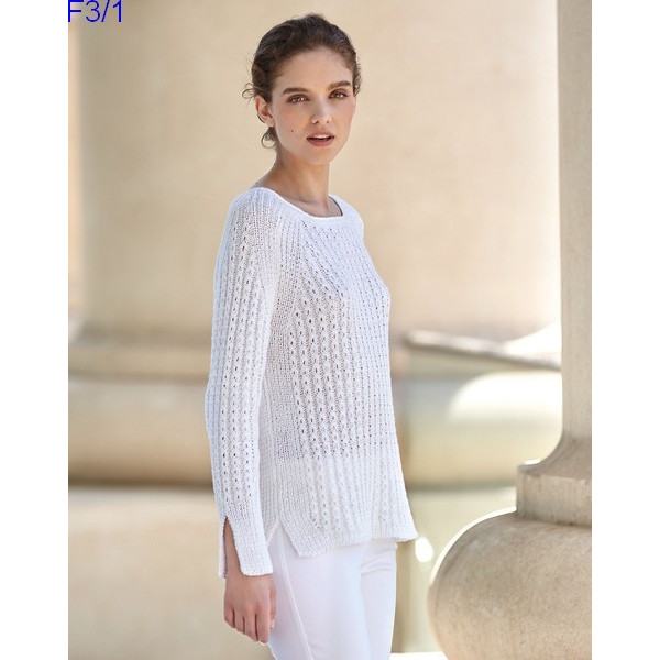 Modèle Pull Femme Laine Katia Concept coton All Seasons Cotton