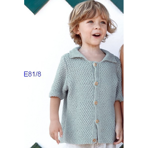 Modèle Veste Garçon Laine Katia Concept coton Cotton Yak