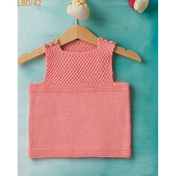 Modèle Top Bébé Laine Katia coton Fair Cotton