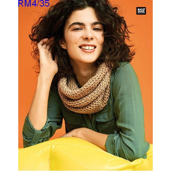 Modèle Snood Femme Laine Rico Design Fashion Cotton Métallisé