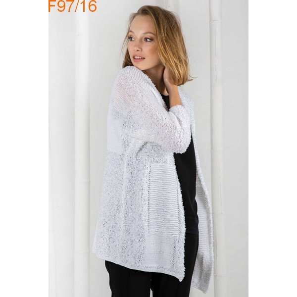 Modèle Veste Femme Laine Katia coton Montecarlo et Tencel Cotton