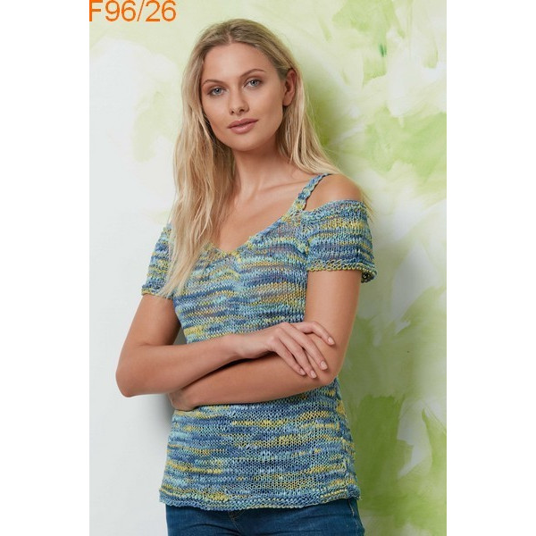 Modèle Pull Femme Laine Katia coton Maui