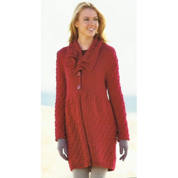 tricot manteau femme