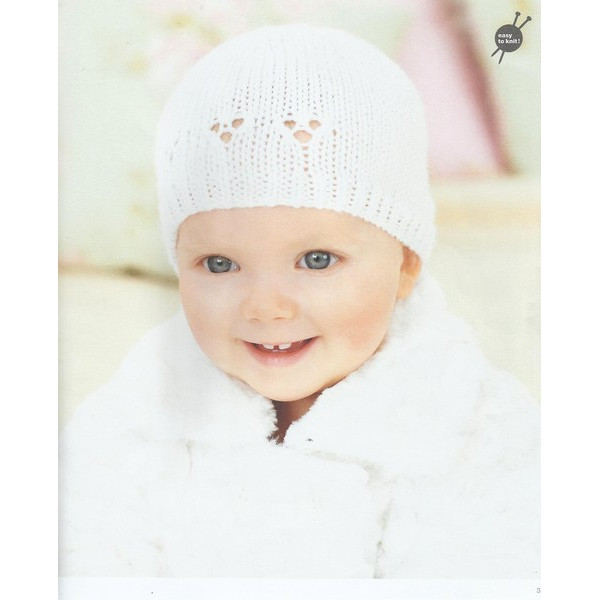 Modèle bonnet ajouré Rico Design Baby Soft