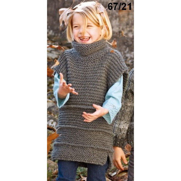 LAINE KATIA BIG MERINO ROBE ENFANT