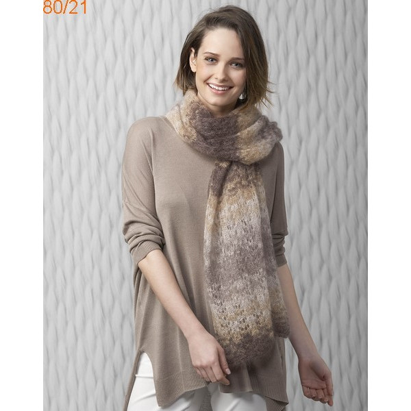 Etole tricot en laine Mohair