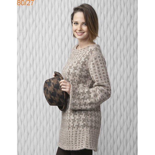 Modèle Pull Femme Laine Katia Air alpaca