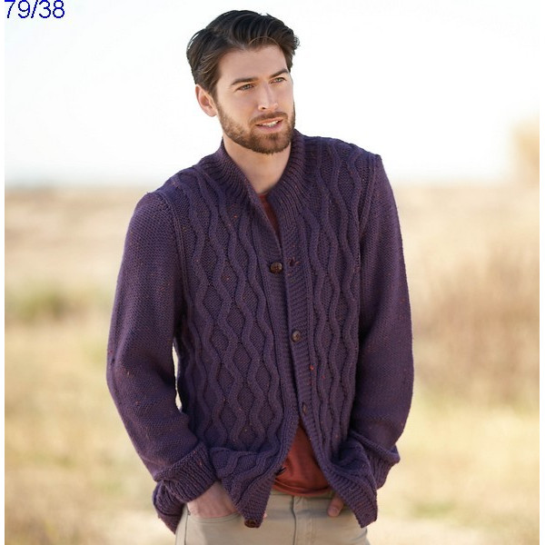 modèles gilets homme à tricoter