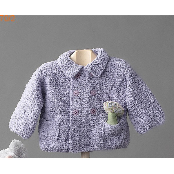 Modèle Manteau Bébé Laine Katia Chantilly