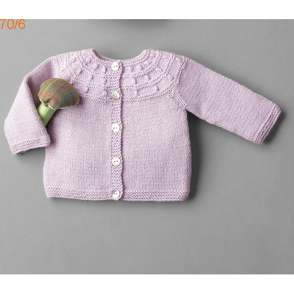 Modèle cardigan Bébé Laine Katia Peques