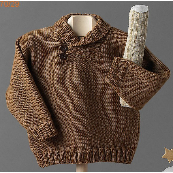 Modèle Pull Bébé Laine Katia Merino baby