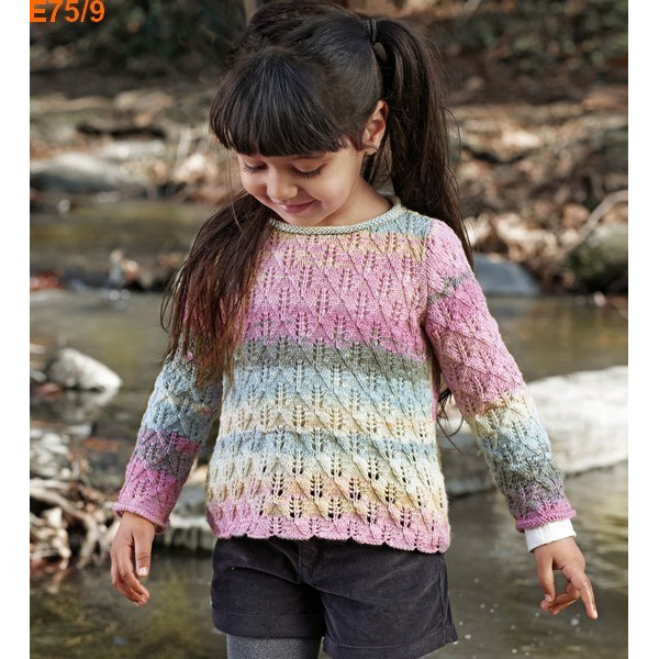 Modèle Pull Fille Laine Katia Merino Baby Plus